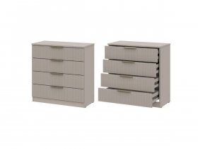 Комод 4 ящика (МДФ) Эккервуд (меланж) в Берёзовке - beryozovka.mebel-nsk.ru | фото