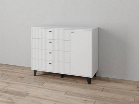 Комод «Катрин-13» (белый/белый снег) в Берёзовке - beryozovka.mebel-nsk.ru | фото