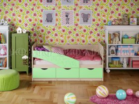 Кровать детская Бабочки 1,8 м в Берёзовке - beryozovka.mebel-nsk.ru | фото