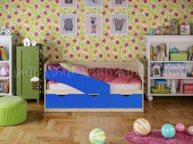 Кровать детская Бабочки 2,0 м в Берёзовке - beryozovka.mebel-nsk.ru | фото