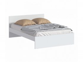 Кровать двуспальная 1,4м Бруклин СБ-3353 (белый) в Берёзовке - beryozovka.mebel-nsk.ru | фото