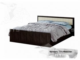 Кровать двуспальная 1,4м LIGHT Фиеста (BTS) в Берёзовке - beryozovka.mebel-nsk.ru | фото