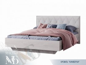 Кровать двуспальная 1,6м Кимберли КР-13 в Берёзовке - beryozovka.mebel-nsk.ru | фото
