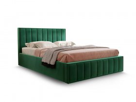 Кровать мягкая 1,6 Вена стандарт, вар.1 в Берёзовке - beryozovka.mebel-nsk.ru | фото