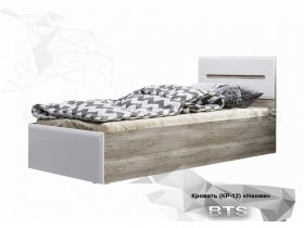 Кровать односпальная Наоми КР-12 в Берёзовке - beryozovka.mebel-nsk.ru | фото