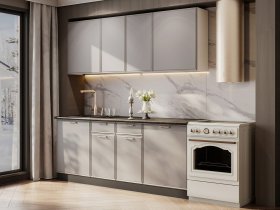 Кухонный гарнитур «Адель» 2,0м (нео) в Берёзовке - beryozovka.mebel-nsk.ru | фото