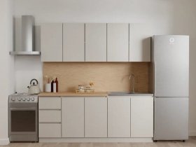 Кухонный гарнитур Мори 2,0 м (сатин) в Берёзовке - beryozovka.mebel-nsk.ru | фото