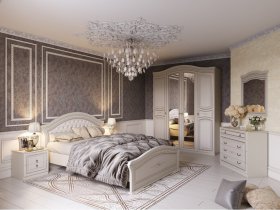 Модульная спальня Николь (Мебельград) в Берёзовке - beryozovka.mebel-nsk.ru | фото