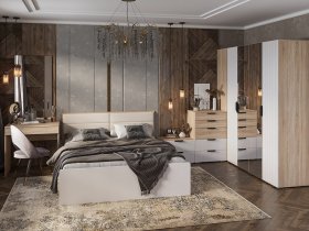 Модульная спальня Норд в Берёзовке - beryozovka.mebel-nsk.ru | фото