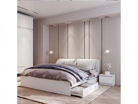 Модульная спальня Симпл в Берёзовке - beryozovka.mebel-nsk.ru | фото