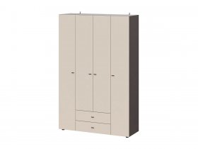 Шкаф четырехстворчатый Гиза в Берёзовке - beryozovka.mebel-nsk.ru | фото