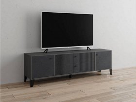 Тумба под ТВ Парус-10 (графит/гранит лофт) в Берёзовке - beryozovka.mebel-nsk.ru | фото