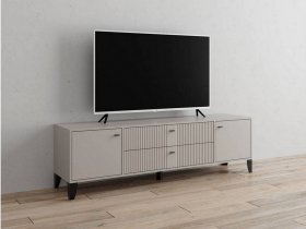 Тумба под ТВ Парус-10 (кашемир/сантьяго софт) в Берёзовке - beryozovka.mebel-nsk.ru | фото