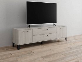 Тумба под ТВ Парус-13 (ясень анкор светлый) в Берёзовке - beryozovka.mebel-nsk.ru | фото